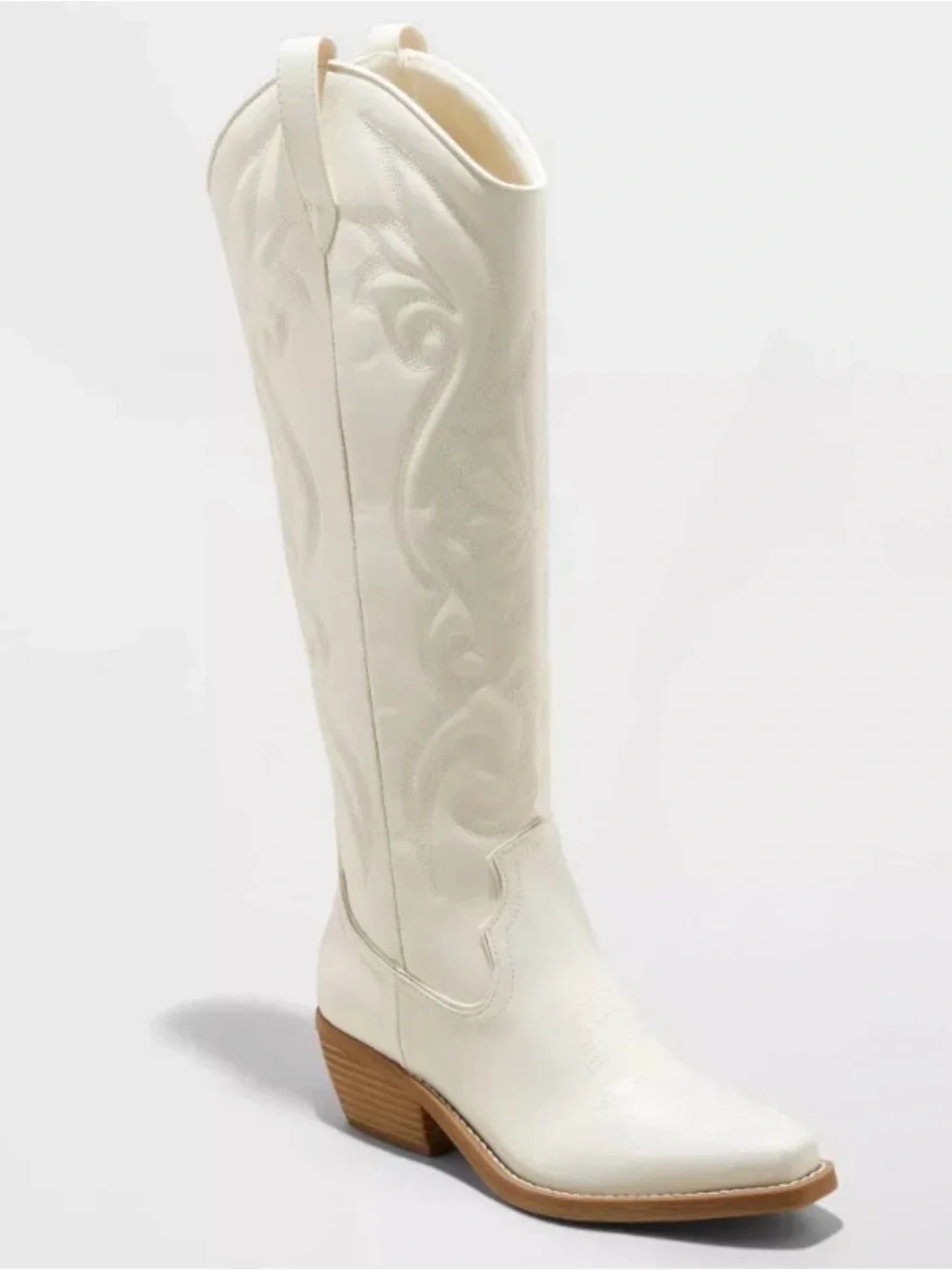 White Western Cowboy Boots